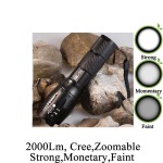 LED-Flashlights-CREE-2000Lm-Zoomable-High-Middle-Low-3-mode-1