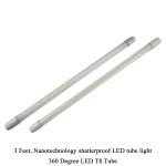 360 Degree LED T8 Tube - 3 Feet - 1