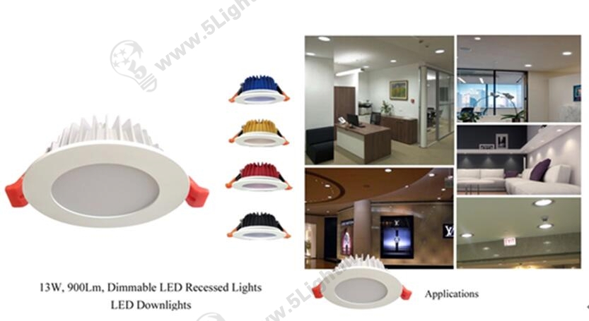 Dimmable LED Down Lighting.