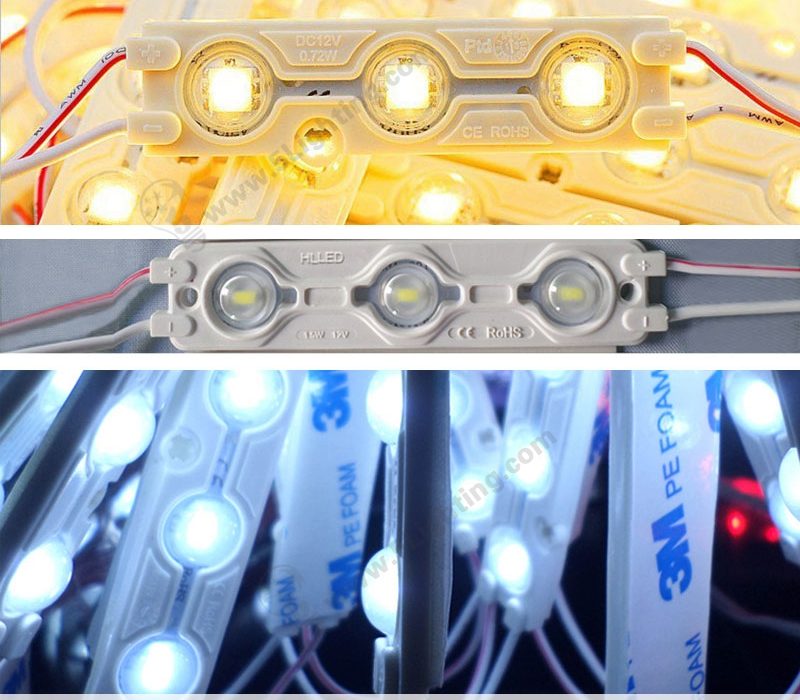 smd 5730 led module 3pcs lighting effects