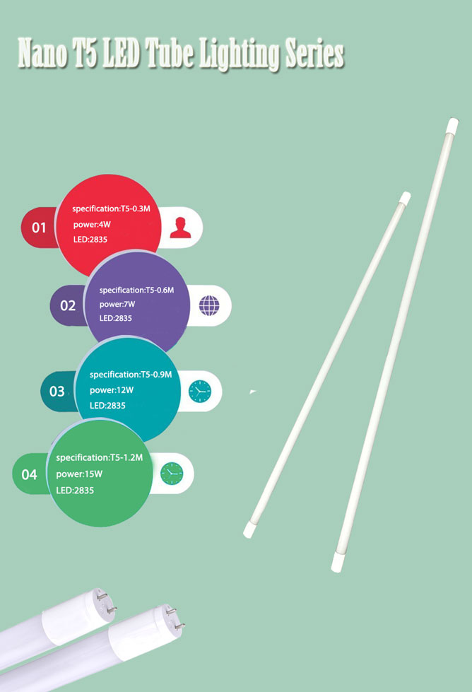 nano led T5 Tube Lighting features
