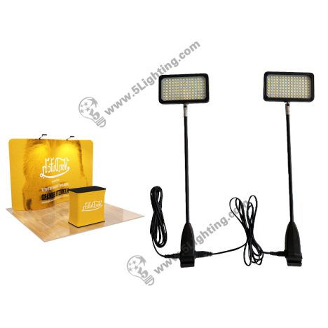 Trade Show Arm Lighting For Pop Up Booth