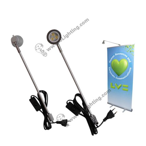 Pull Up Banner Lights